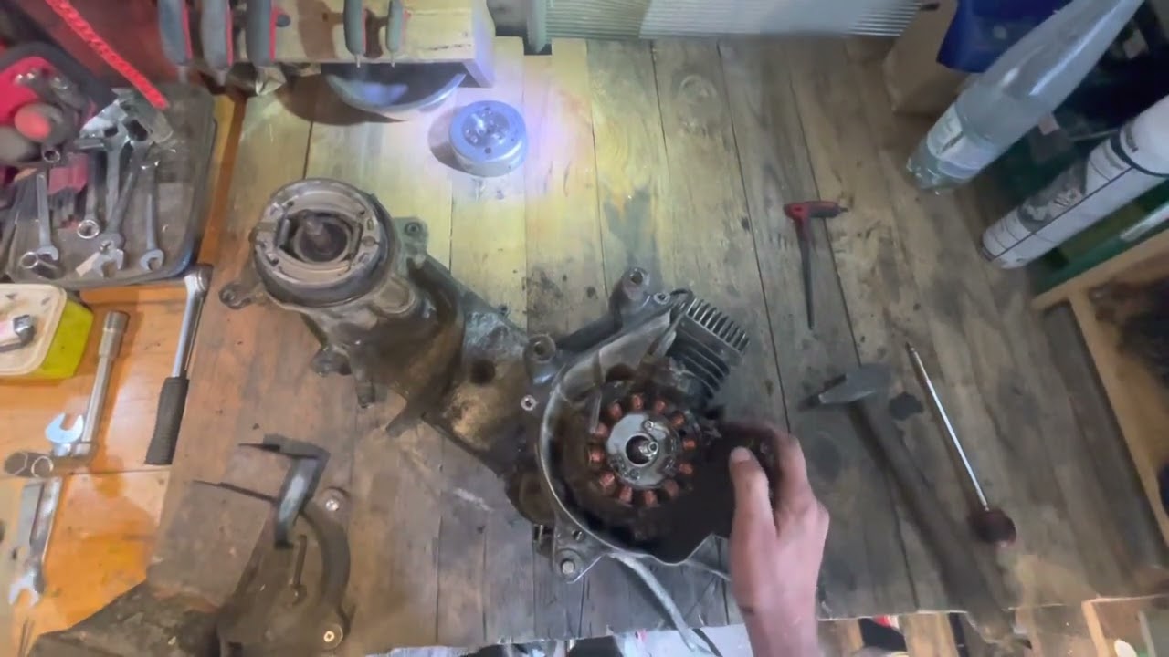 Démontage et remontage vilebrequin mbk Spirit