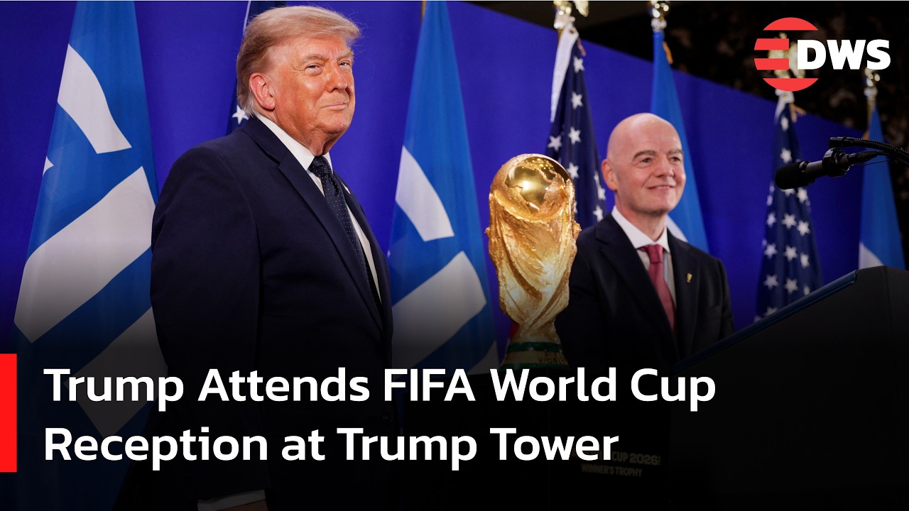 FULL EVENT: Trump & FIFA President Gianni Infantino With FIFA World Cup Trophy at Trump Tower | AC15