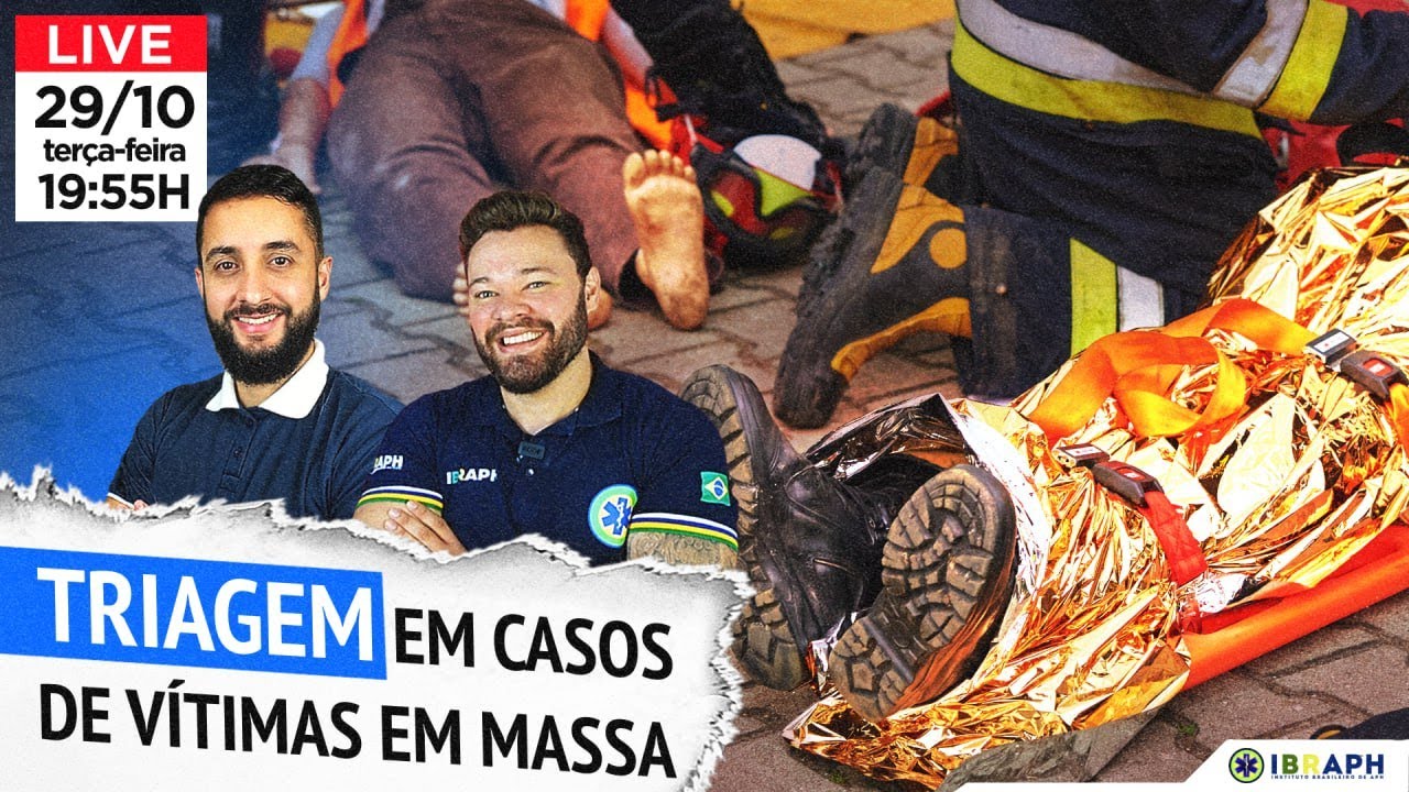LIVE: TRIAGEM em casos de VÍTIMAS EM MASSA.