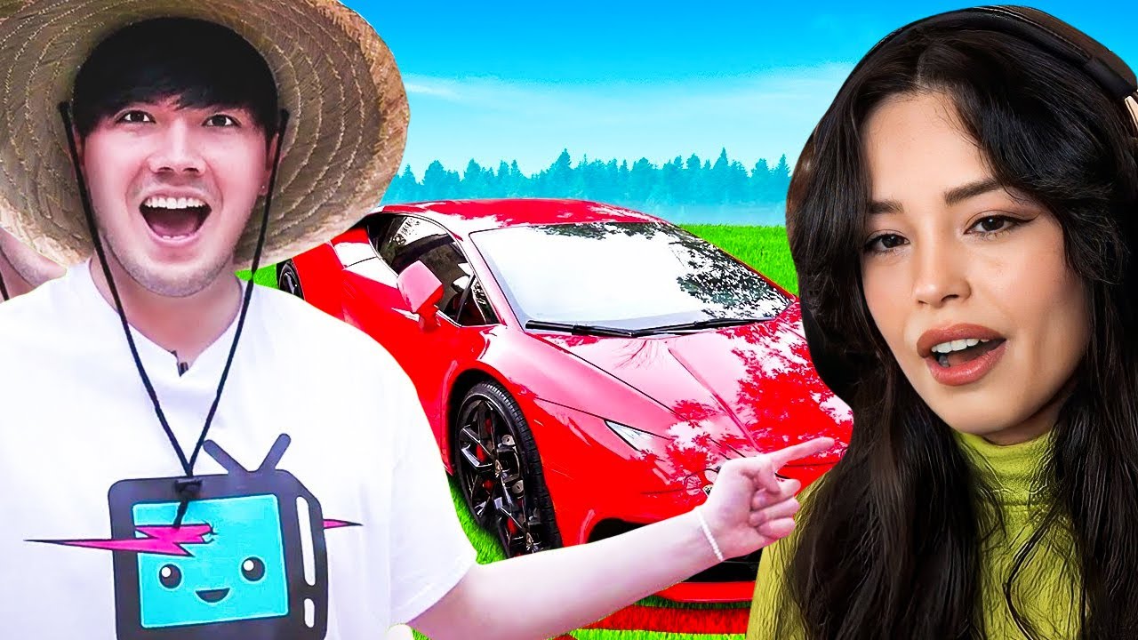 Valkyrae Reacts to OFFLINETV LAST TO LEAVE THE LAMBO WINS A CIRCLE