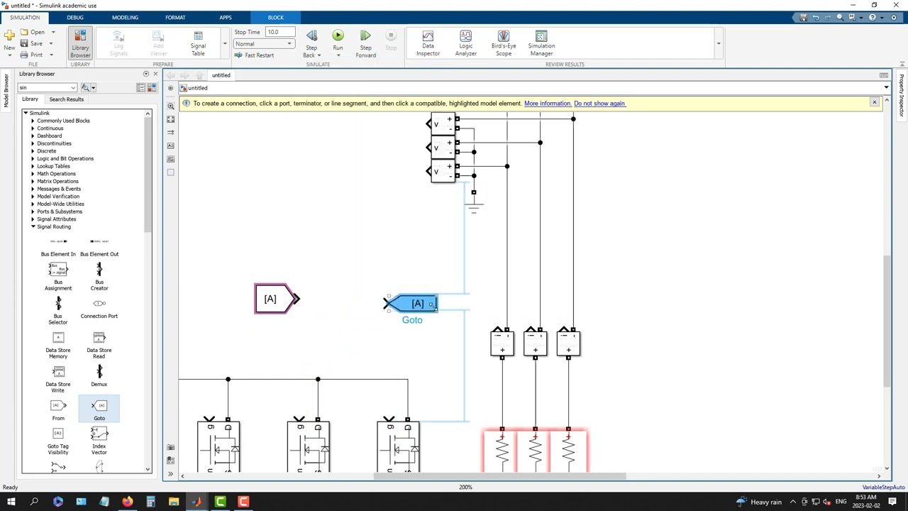Closed-loop STATCOM Matlab Simulation