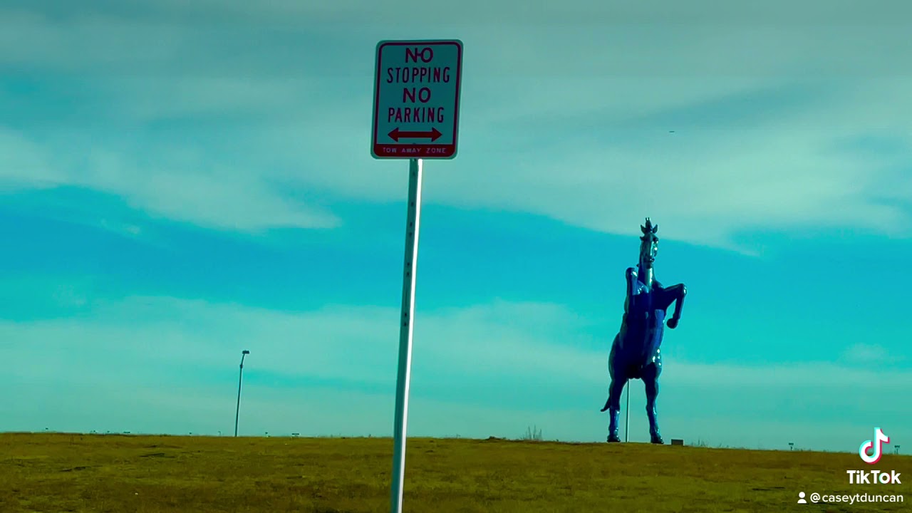 Blue Mustang AKA Blucifer -- Denver International Airport