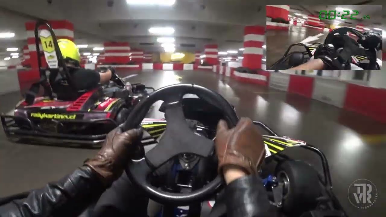 Karting #084 con VRChile en Florida Center - Prueba de pista