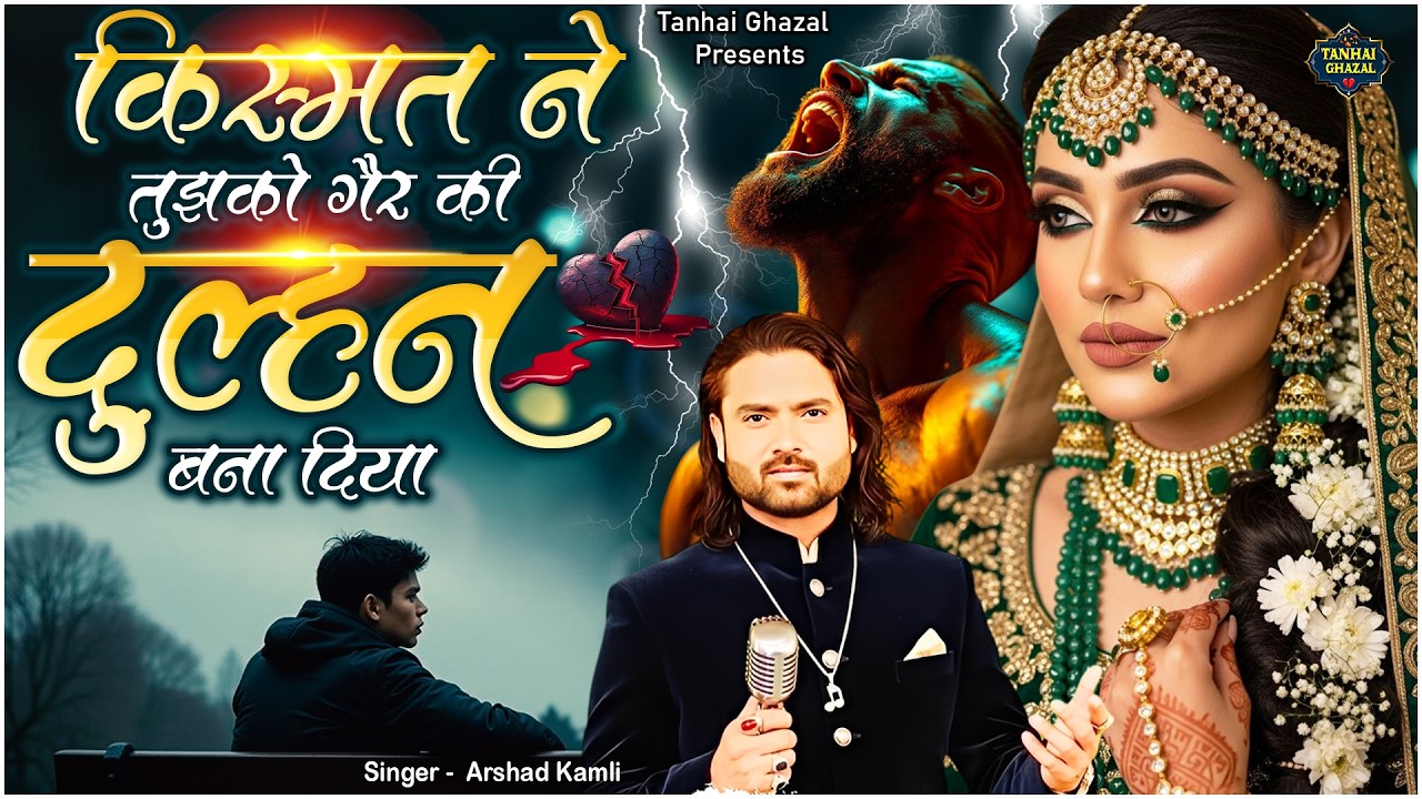किस्मत ने तुझको गैर की दुल्हन बना दिया | Arshad Kamli Sad Ghazal | दर्द भरी ग़ज़ल 2026