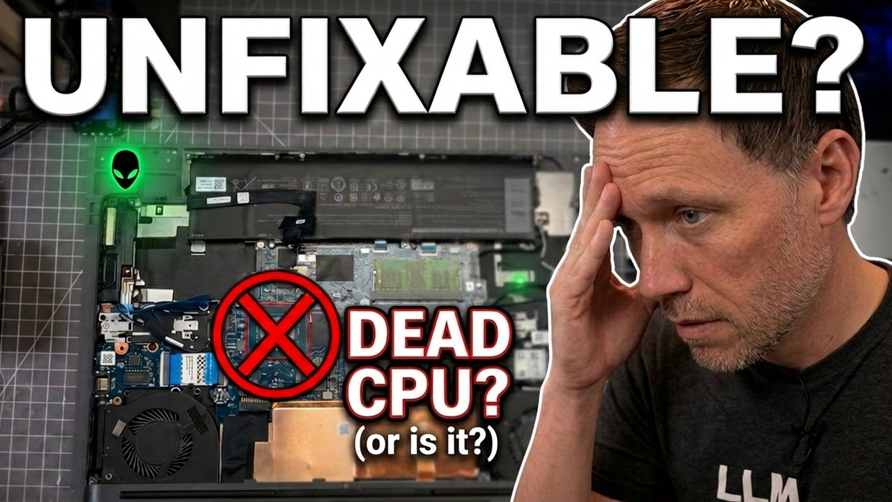 Я попытался починить этот Alienware на базе AMD Ryzen, вместо того чтобы ПРОСТО заменить материнс...