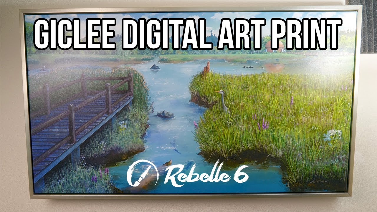 Getting a Digital Painting Printed + Upscaling