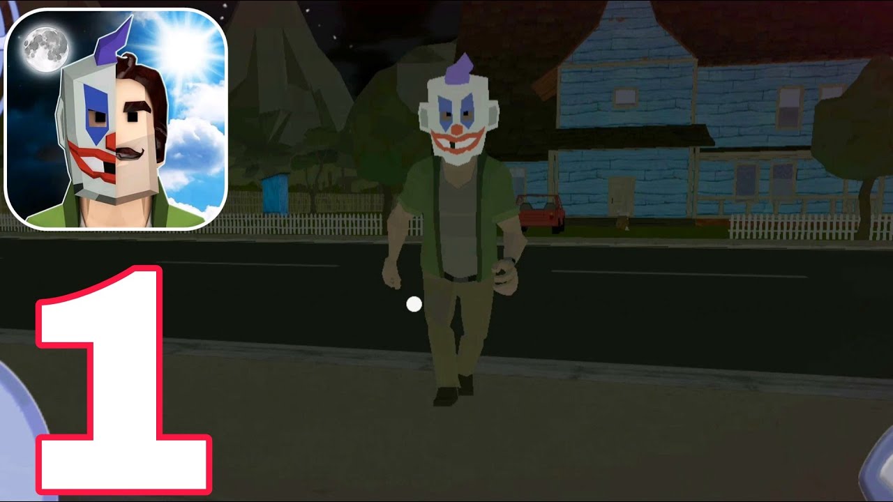 Scary Clown Man Neighbor Seek & Escape | Full Game | GamePlay Walkthrough Part 1 ( Android )