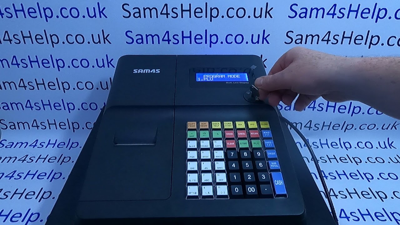 How To Clear Unresolvable Error Message Machine Lock Up Sam4S ER-260BEJ / ER260 / ER260EJ Cash Tills