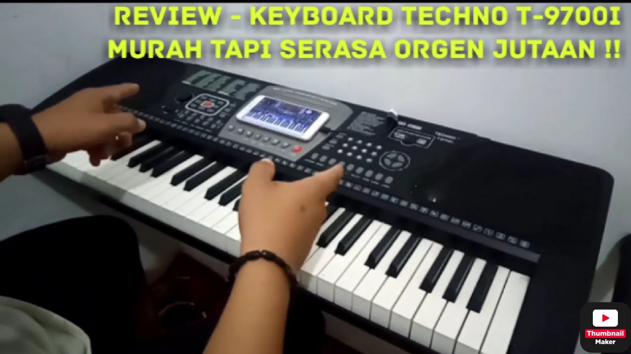 Riview || Keyboard Techno T-9700i Full Modif Oprek Full Sampling