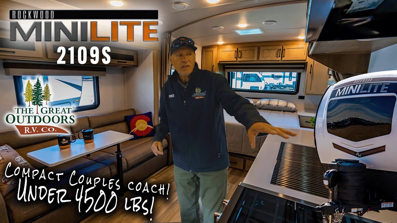 2024 UPDATED Compact Front Bed Mini Lite! - 2024 Rockwood Mini Lite 2109S