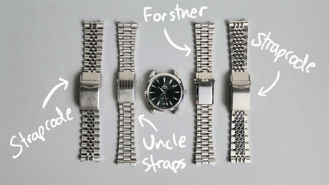 Браслеты Omega Aqua Terra - Uncle Straps US1479, браслет Forstner Bullet, ремешок Super J Louis