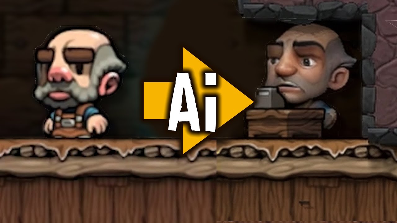 Spelunky 2 but Ai GENERATED