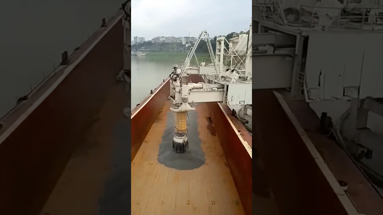 Amazing sand loading process
