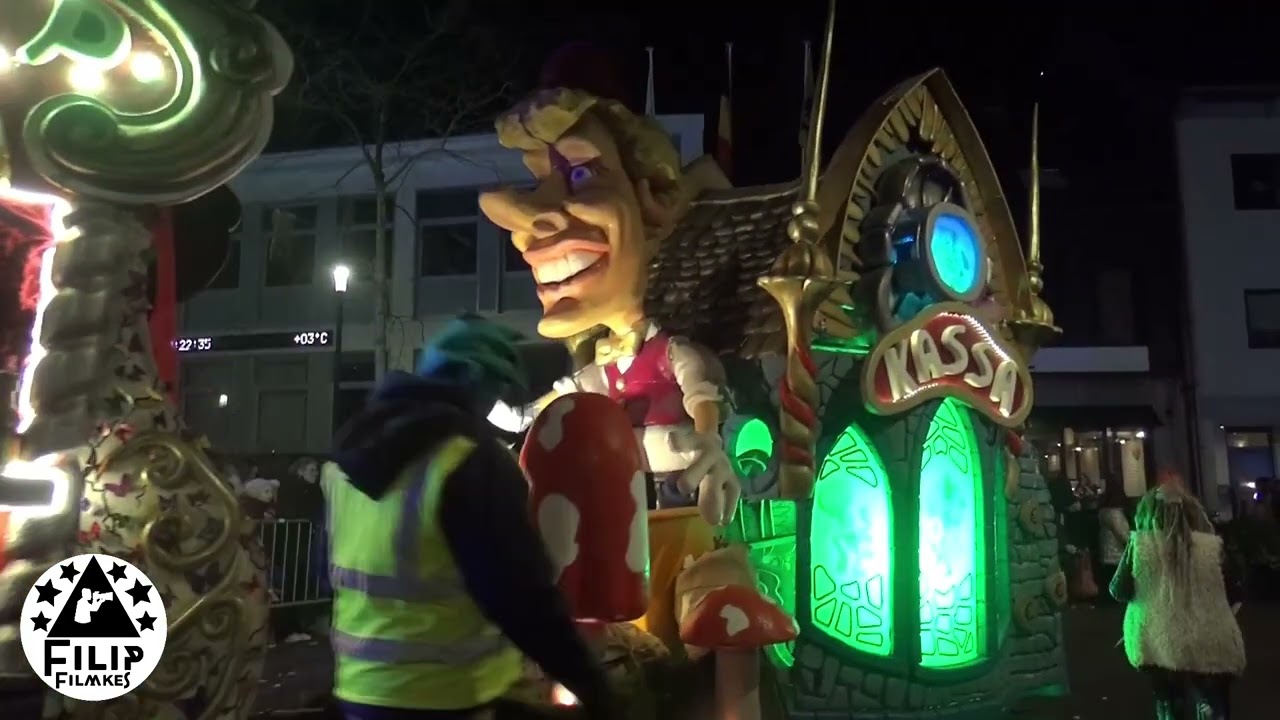 de volledige carnavalstoet van Brakel  oost vl op 1 februari 2025