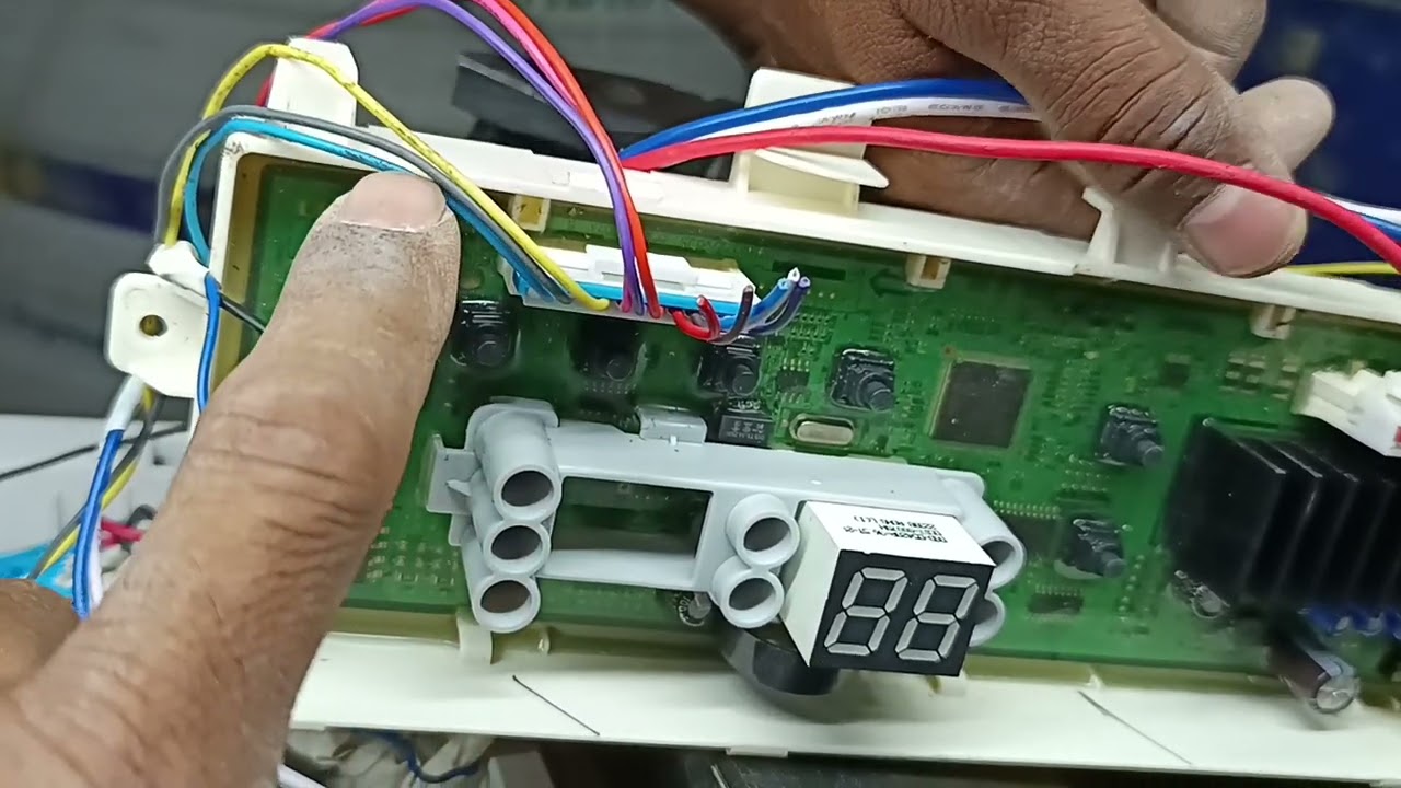 full function automatic Samsung digital inverter washing Machine wiring