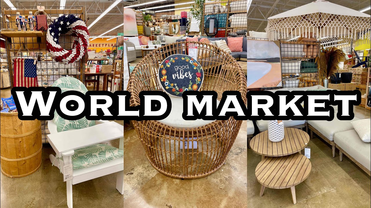*AMAZING* WORLD MARKET SUMMER DECOR 2023 &bull; SHOP WITH ME