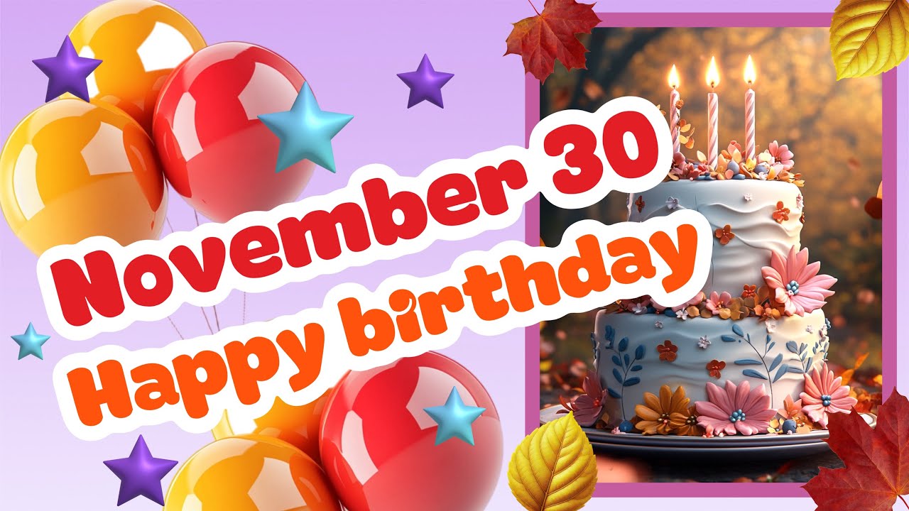 30 November Best Happy Birthday Song | Happy Birthday WhatsApp Status | Celebration Avenue