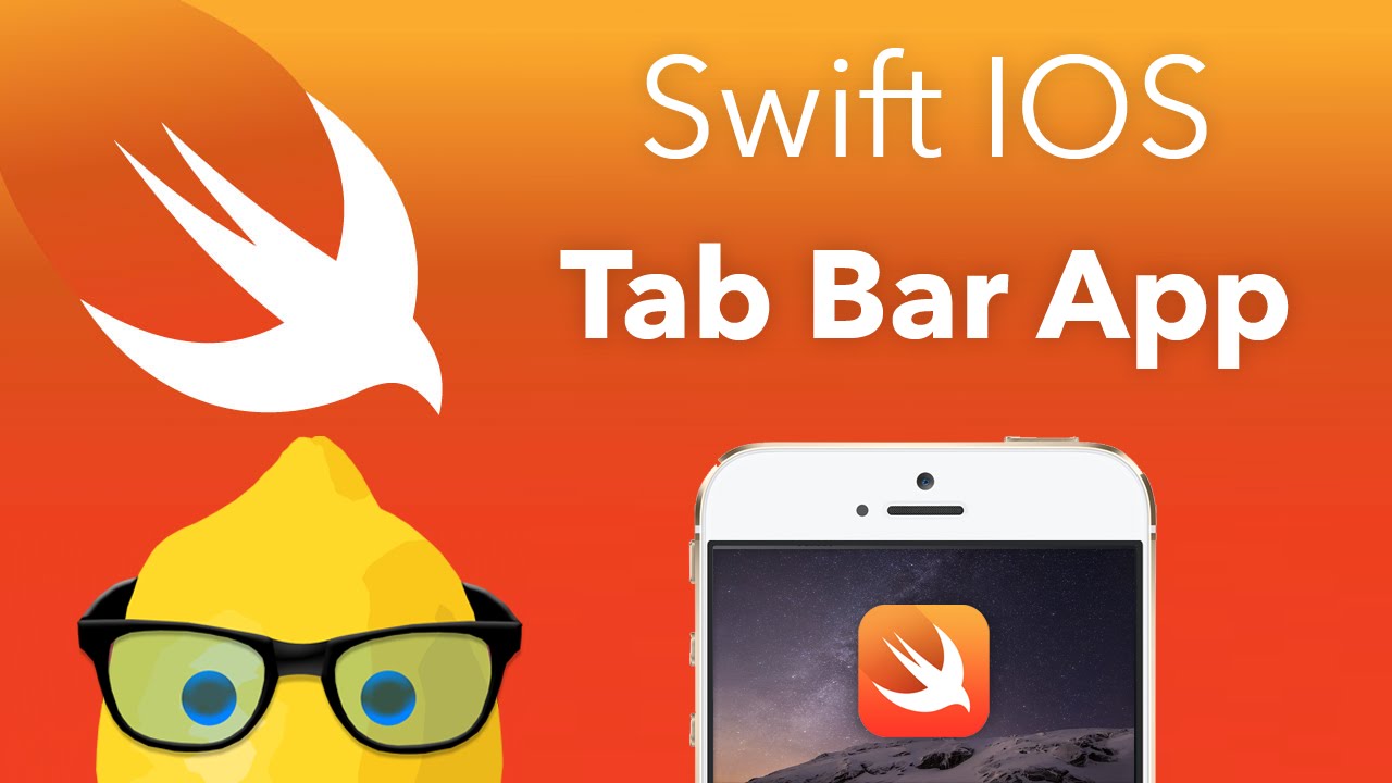 Swift IOS Tutorial Tab Bar Application - XCode 6 IOS 8 Geeky Lemon Development