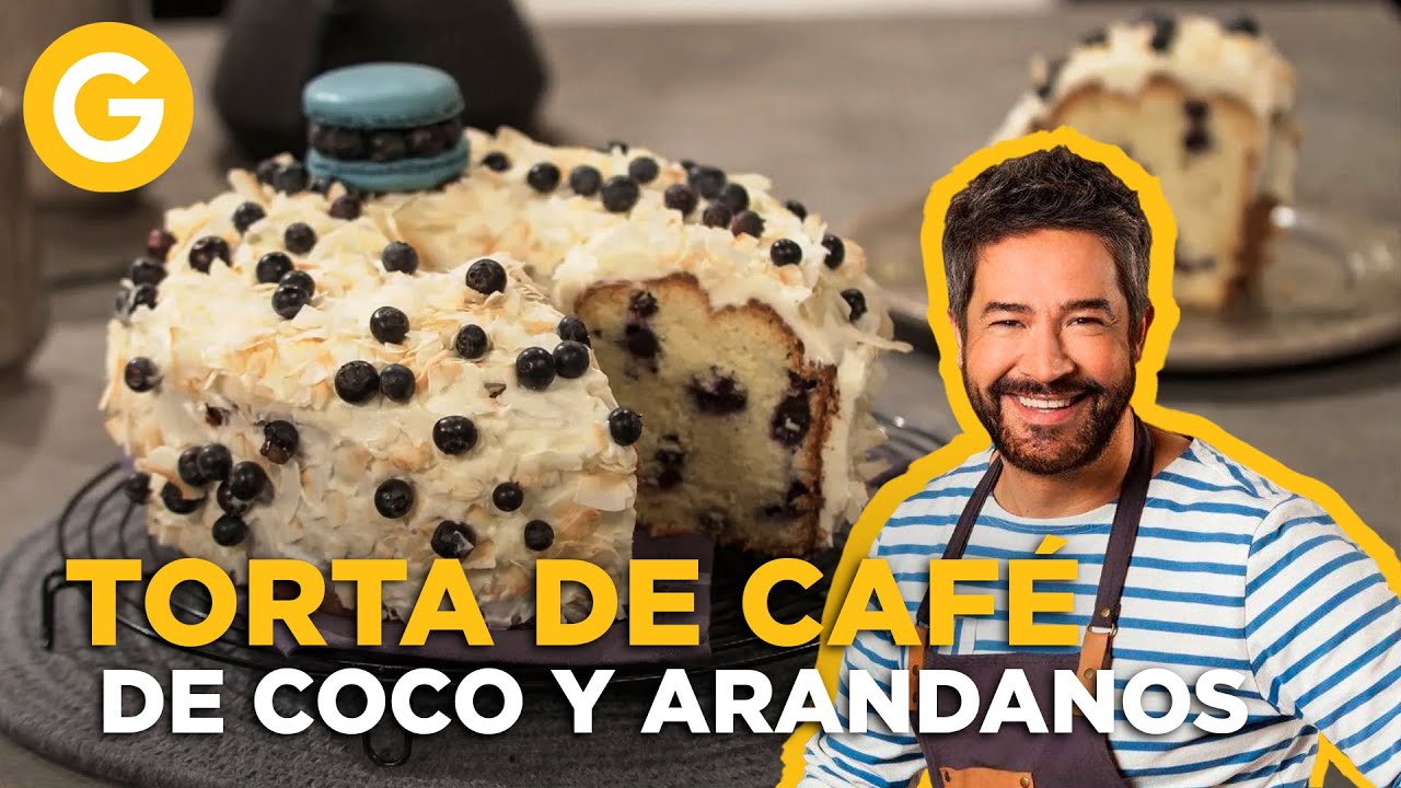 TORTA de COCO Y ARANDANOS 🥥 Sencilla receta ideal para el CAFÉ con Mauricio Asta | El Gourmet