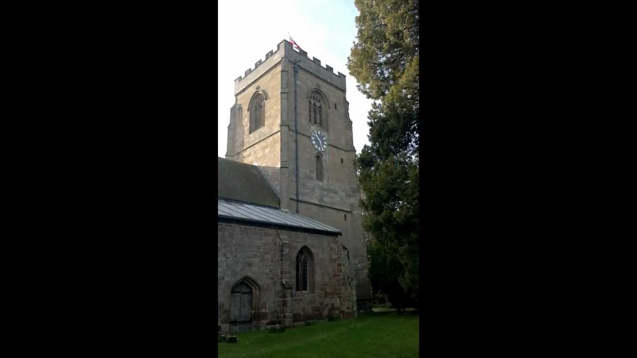 Half-muffled bells at Powick.