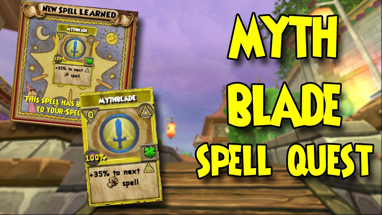 Wizard101: MYTH BLADE - Задание на заклинание MYTH, уровень 12