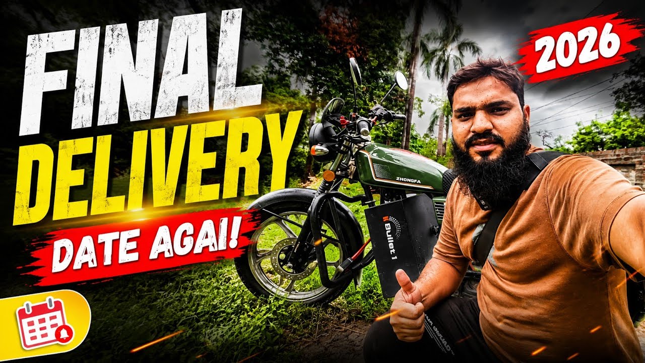 FINAL DELIVERY DATE AA GAI 😱🔥 Zhongfa CZ 125 EV Bike Kab Milegi? | Big Update 2026 Farhan Bin Ashraf