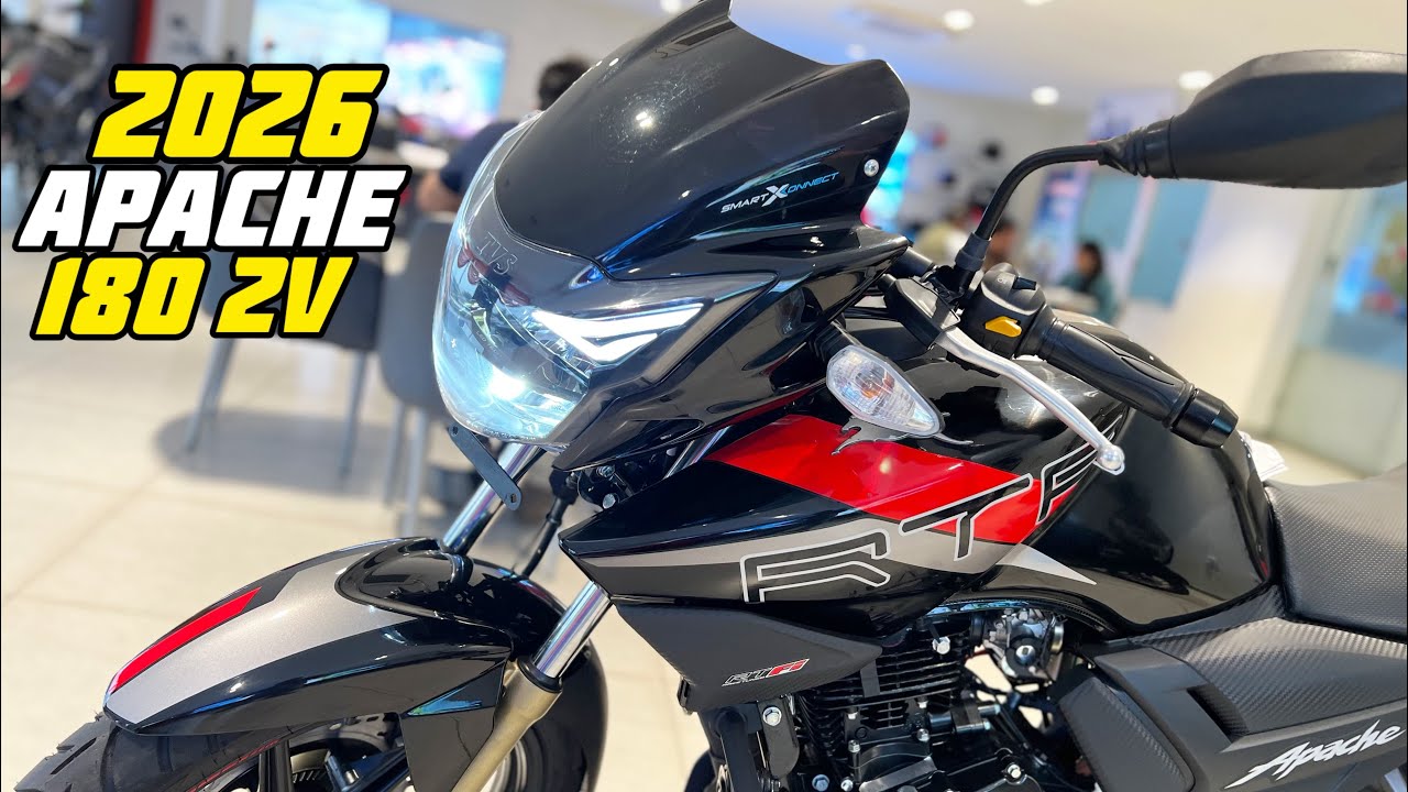 2025 New Tvs Apache 180 2v Detailed Review | 2025 Tvs Apache 180 2v New Model 