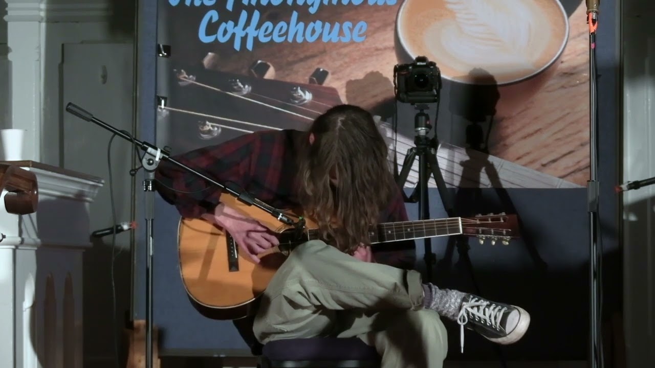 LIAM GRANT solo acoustic guitar at the Anonymous Coffeehouse Lebanon, NH on November 11, 2022