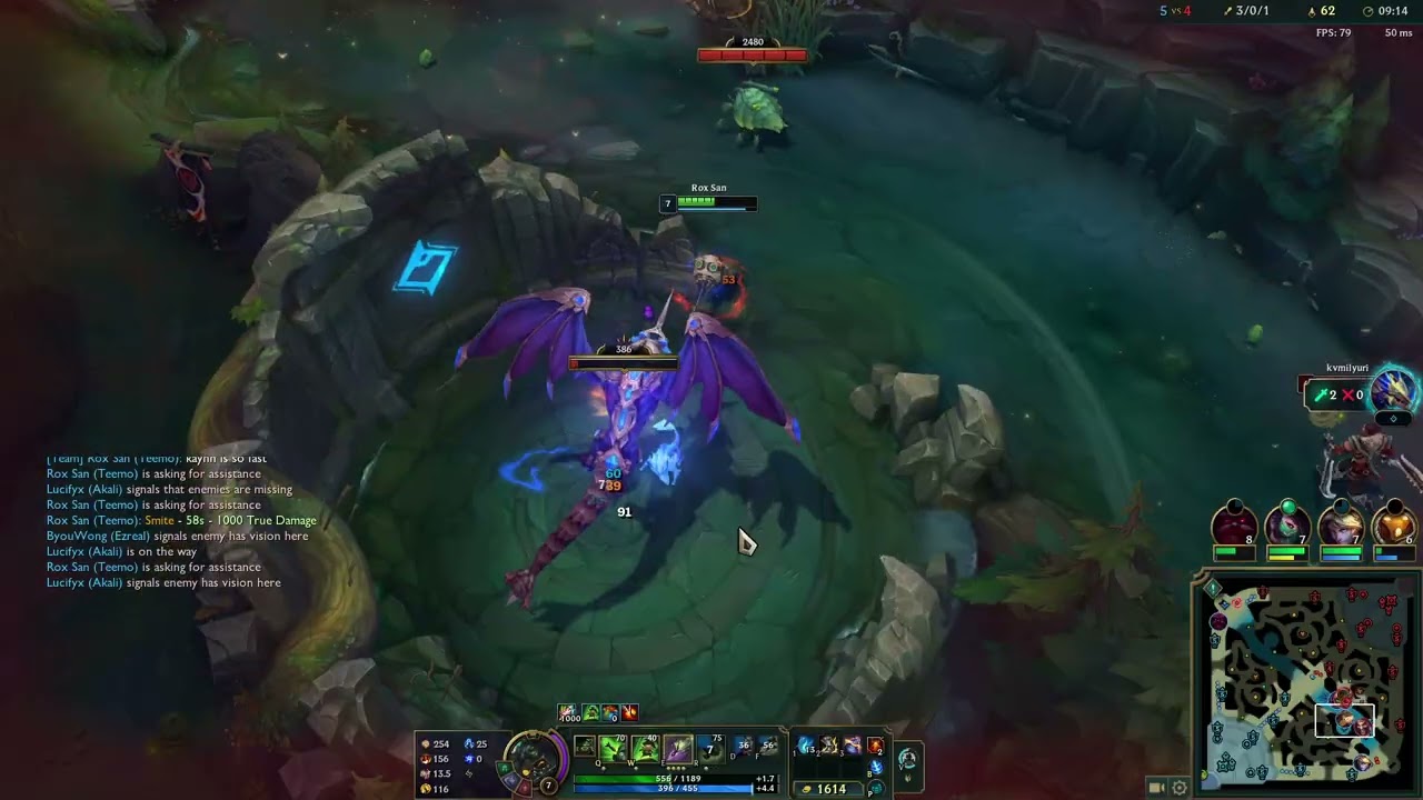 Teemo vs Kayn 16.4