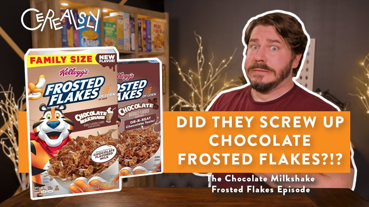 Chocolate MILKSHAKE Frosted Flakes vs Chocolate Frosted Flakes! #cerealsly #frostedflakes #chocolate