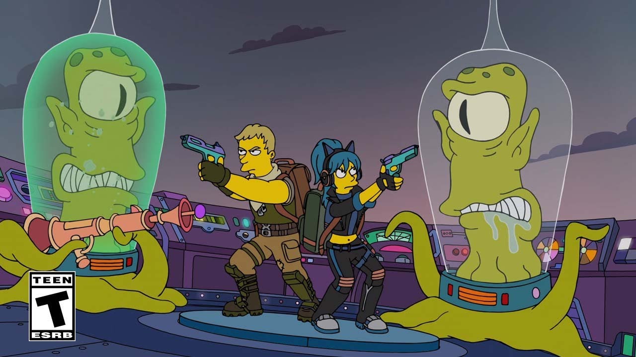 Событие Fortnite The Simpsons Live (приветствуем наших инопланетных повелителей)
