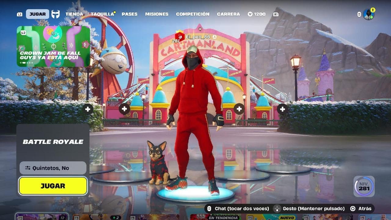 🔴 Battle royal 5 vs 1 Victoria magistral fortnite 💯
