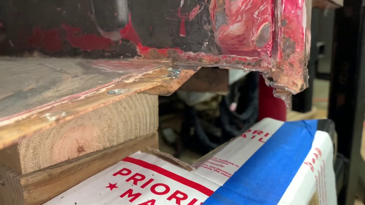 FJ40 1976 Rear Sill Progress