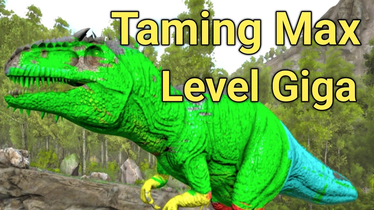Taming the Strongest Beast: Max Level Giga Unlocked! | Ark Mobile #arkmobile #giganotosaurus