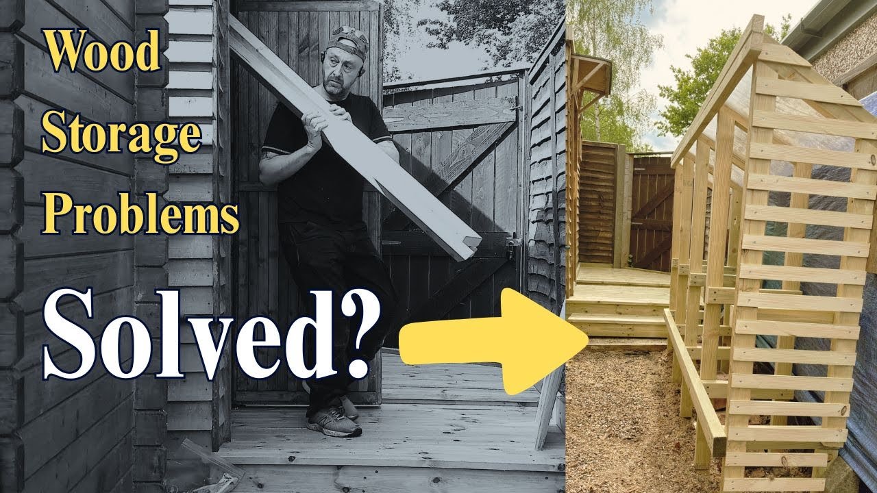 Building outdoor TIMBER storage to keep my bulk supplies of wood
