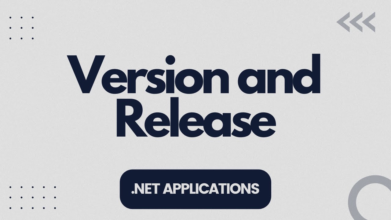 Automatically version and release .Net Application