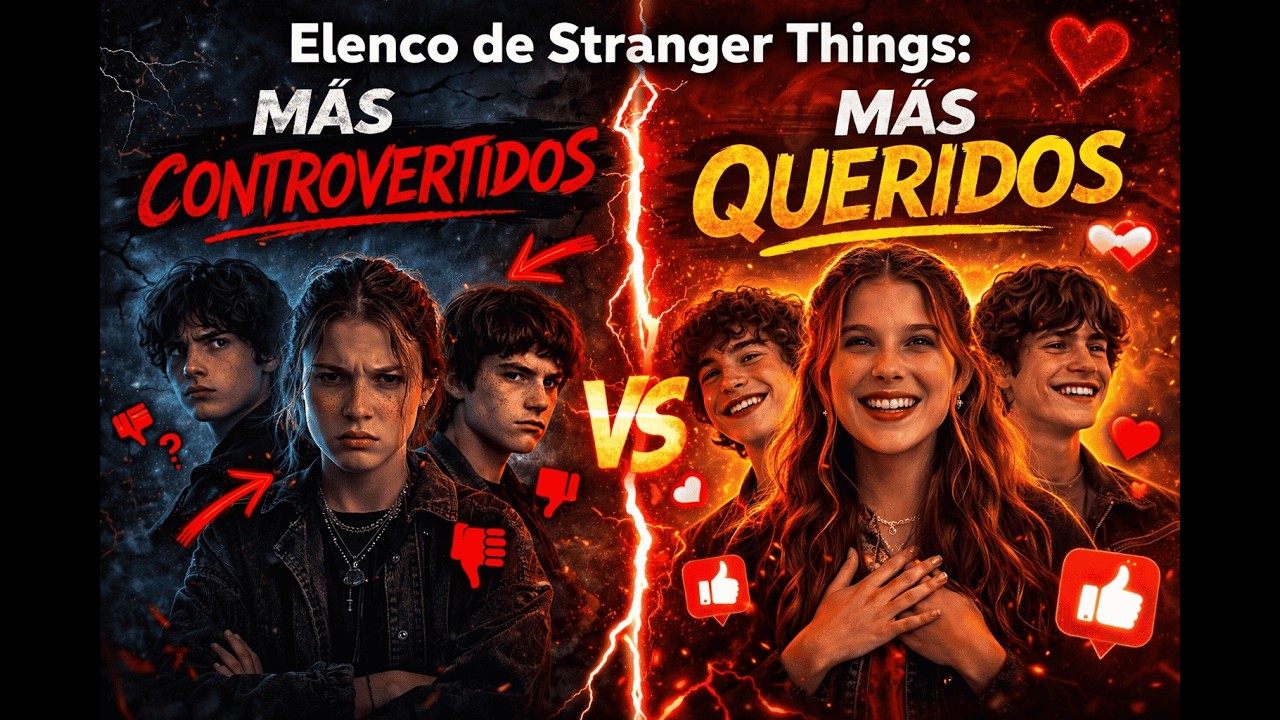 Elenco de Stranger Things: Los más queridos vs. los más controvertidos #StrangerThings#Netflix