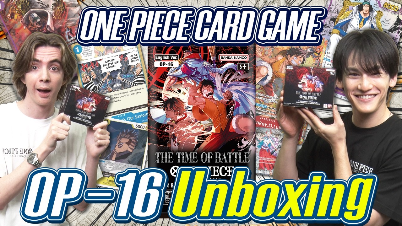 ONE PIECE CARD GAME -THE TIME OF BATTLE- OP-16 Unboxing