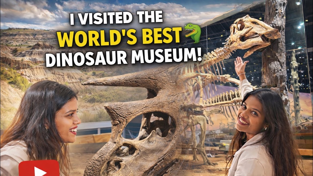 This dinosaur 🦕 museum blew my mind 😱 | Drumheller | Royal Tyyrell Museum