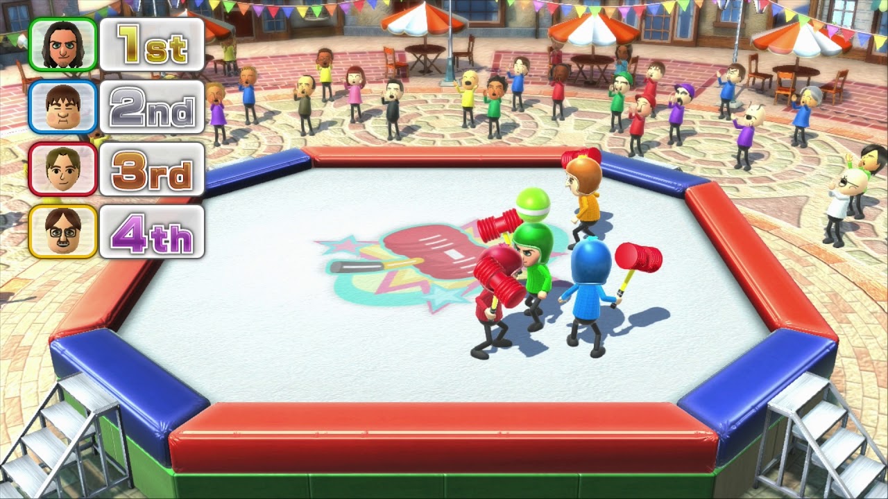 Wii Party U minigame: Balloon Boppers 60fps