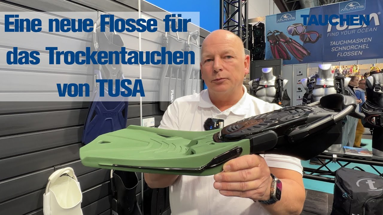 Neue TUSA Flossen Tri-Force vorgestellt auf der boot 2025