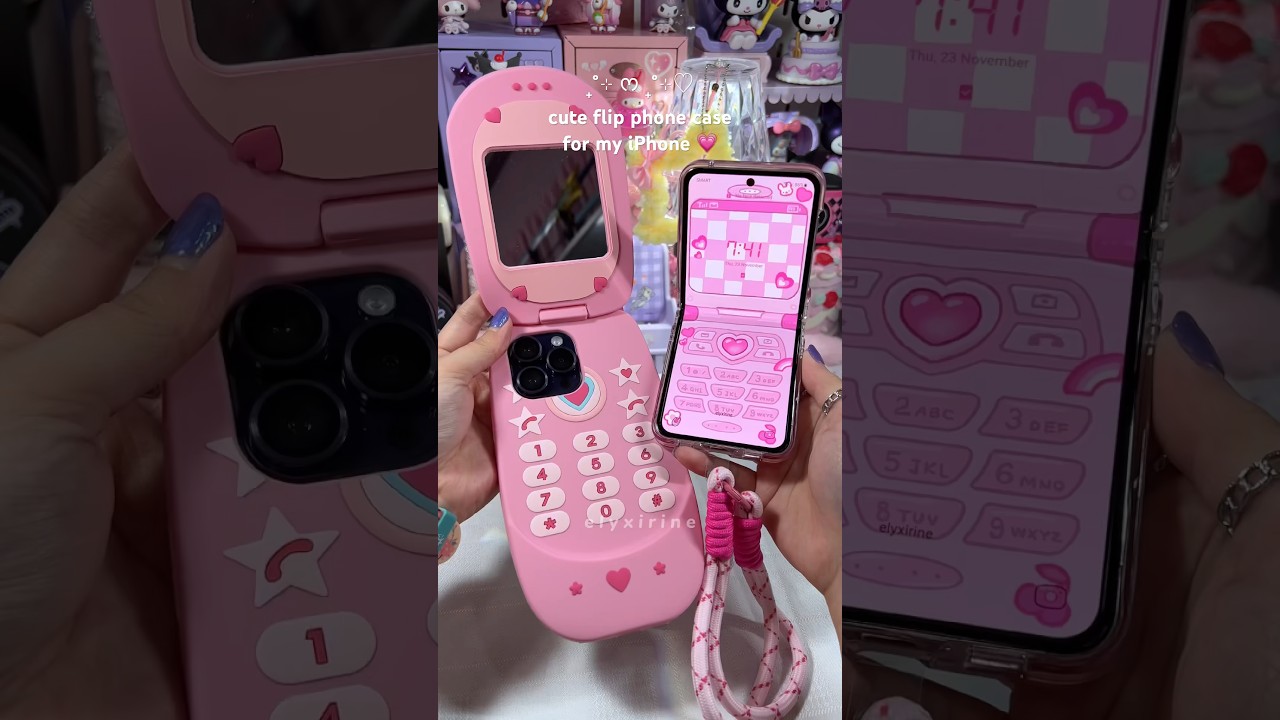 Z flip Pro Max? 🤣 #galaxyzflip5 #kawaii #iphone #samsung #iphone14promax