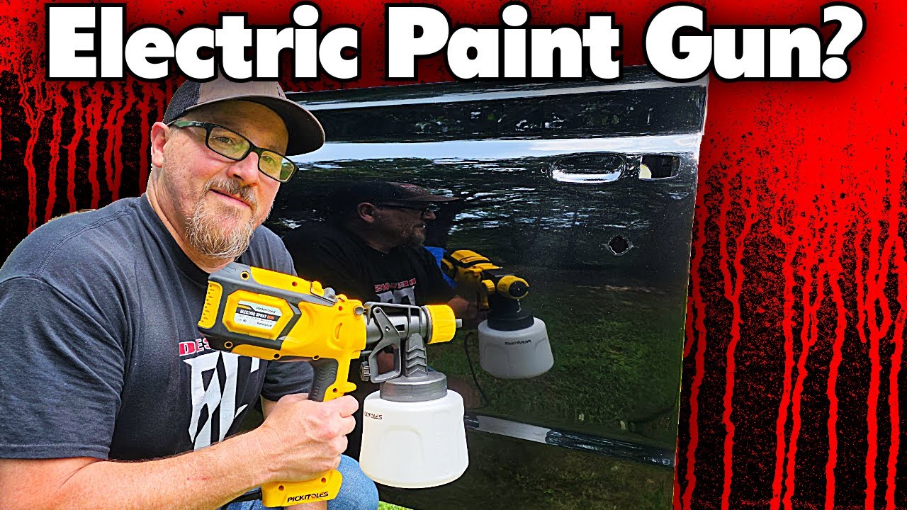 Can You (Paint A Car) At Home With A (Electric) Paint Gun???