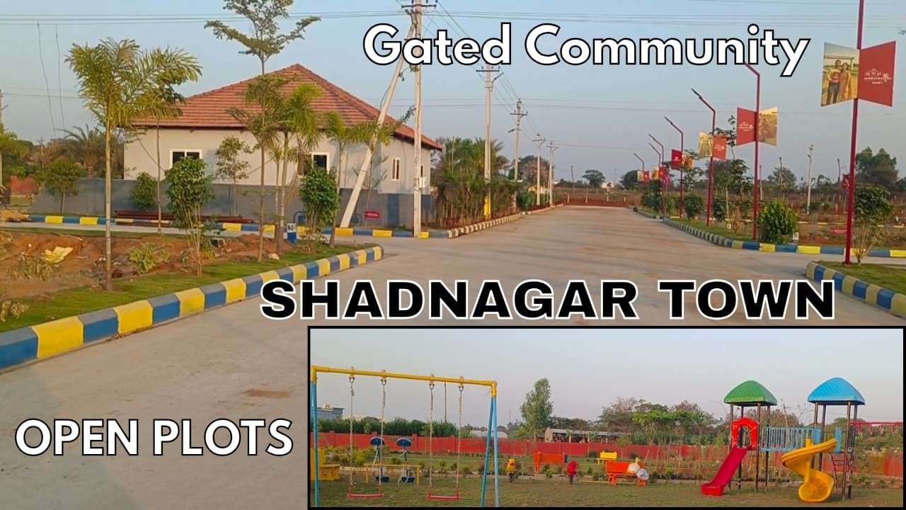 Shadnagar Town ఇండ్ల మధ్యలో Ready to Construction Open Plots | HMDA Approved 🔥|| Shadnagar Plots ||