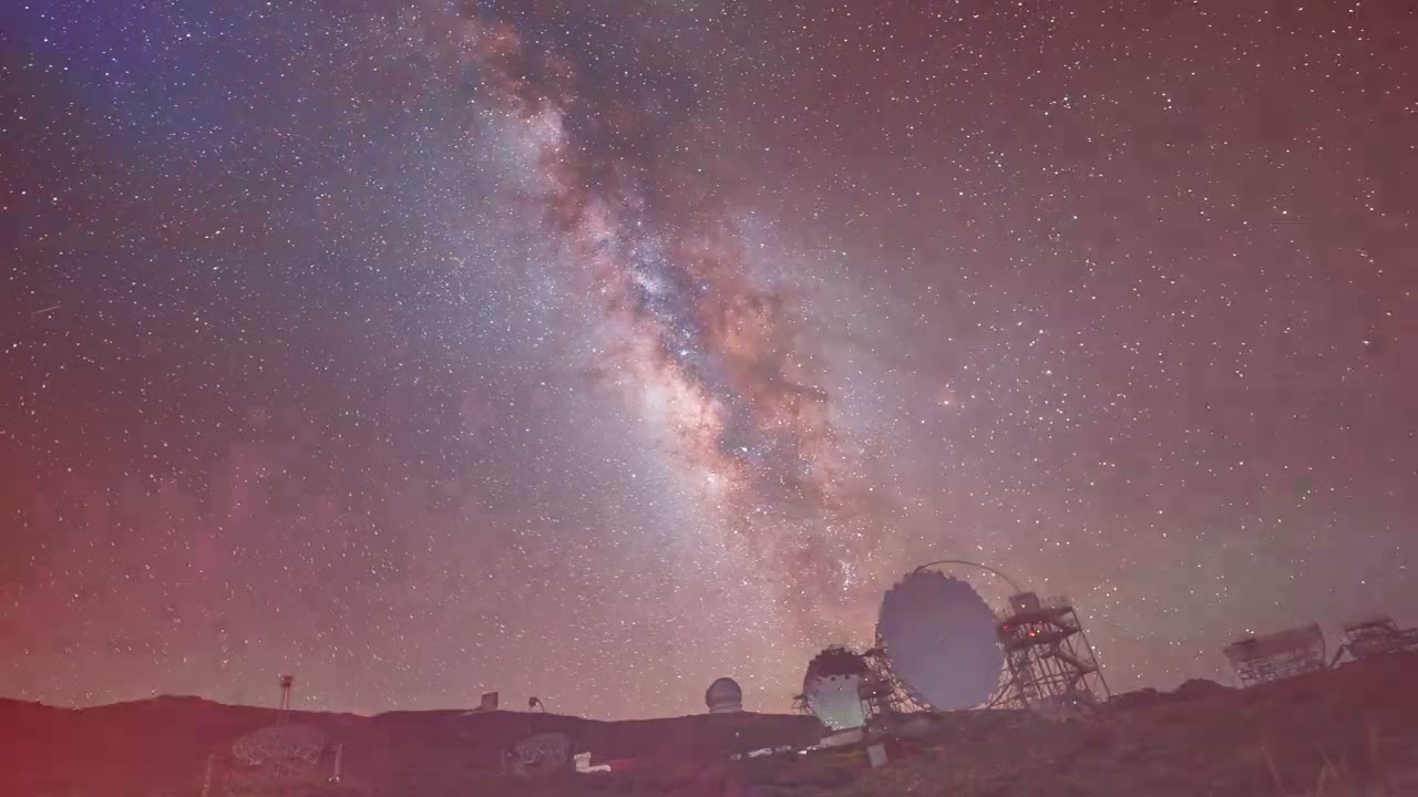 4K Relaxing Evening Starscape Peaceful Starry Sky Loop for Sleep & Relaxation ( 4 Hours )