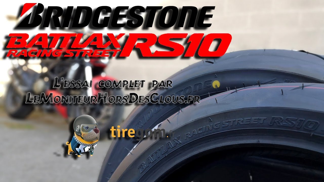 Quel est le meilleur pneu moto racing-street ? Essai Bridgestone RS10R