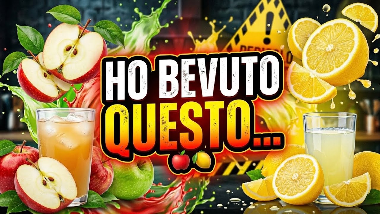 Cosa succede se bevi una MELA con un LIMONE?