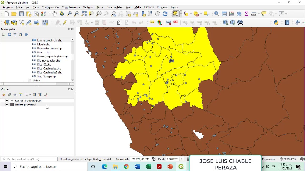 QGIS BASICO 07 Seleccion de objetos espaciales