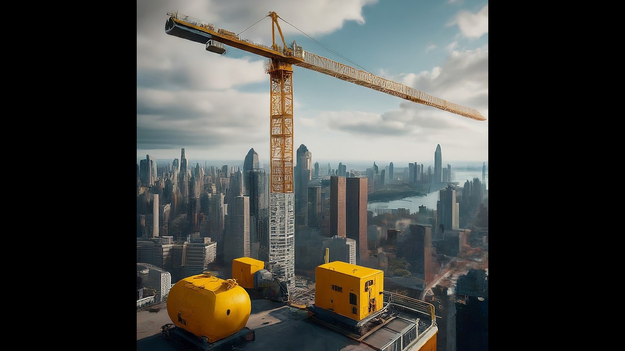 Tower cranes are fascinating; what is their source of power