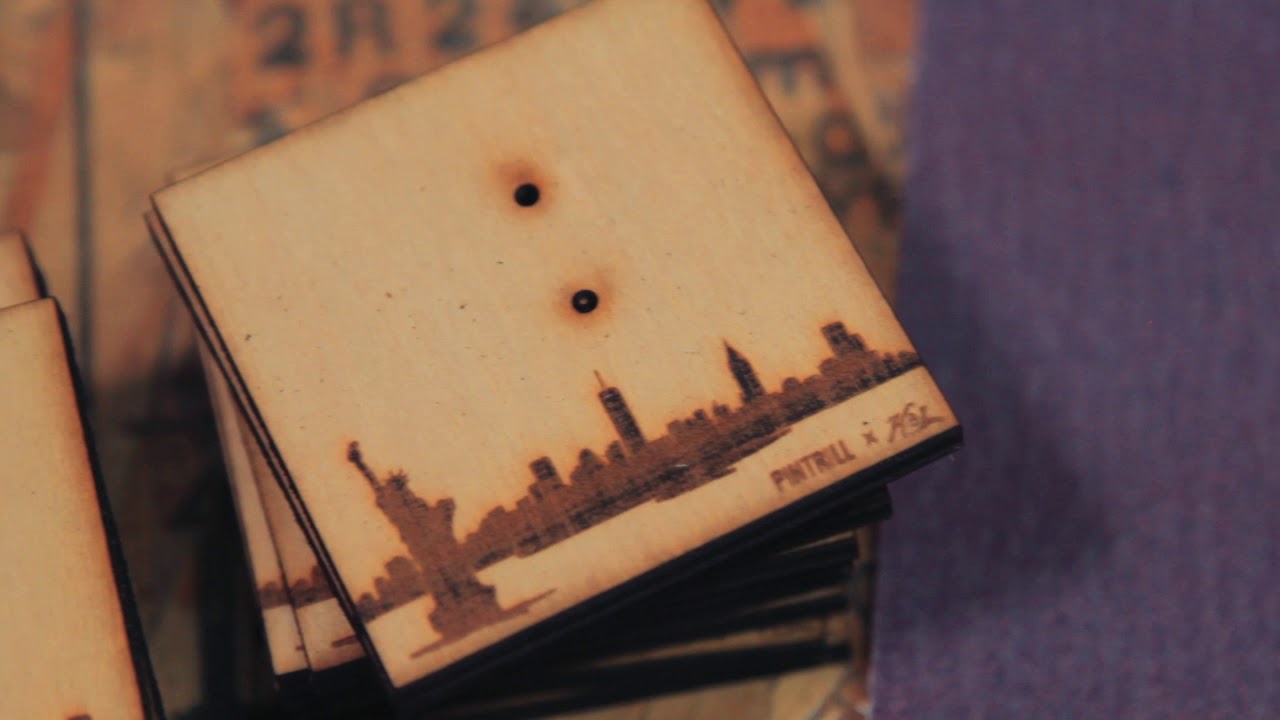 Pintrill x Kai wood backing for the Hamster Wheel